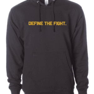 Black Define the Fight Hooded Sweatshirt